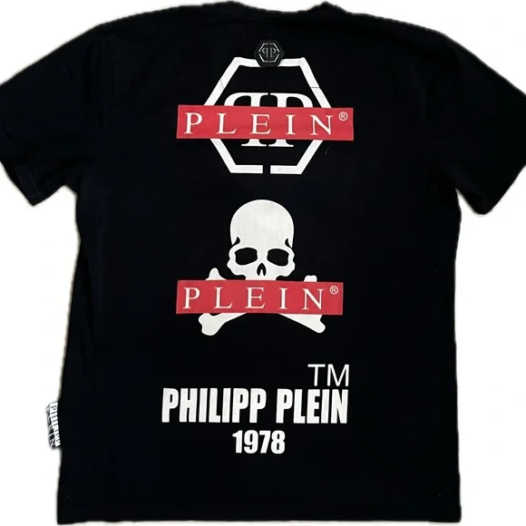 Philip Plein Skull Tee Shirt - Picture 2 of 5